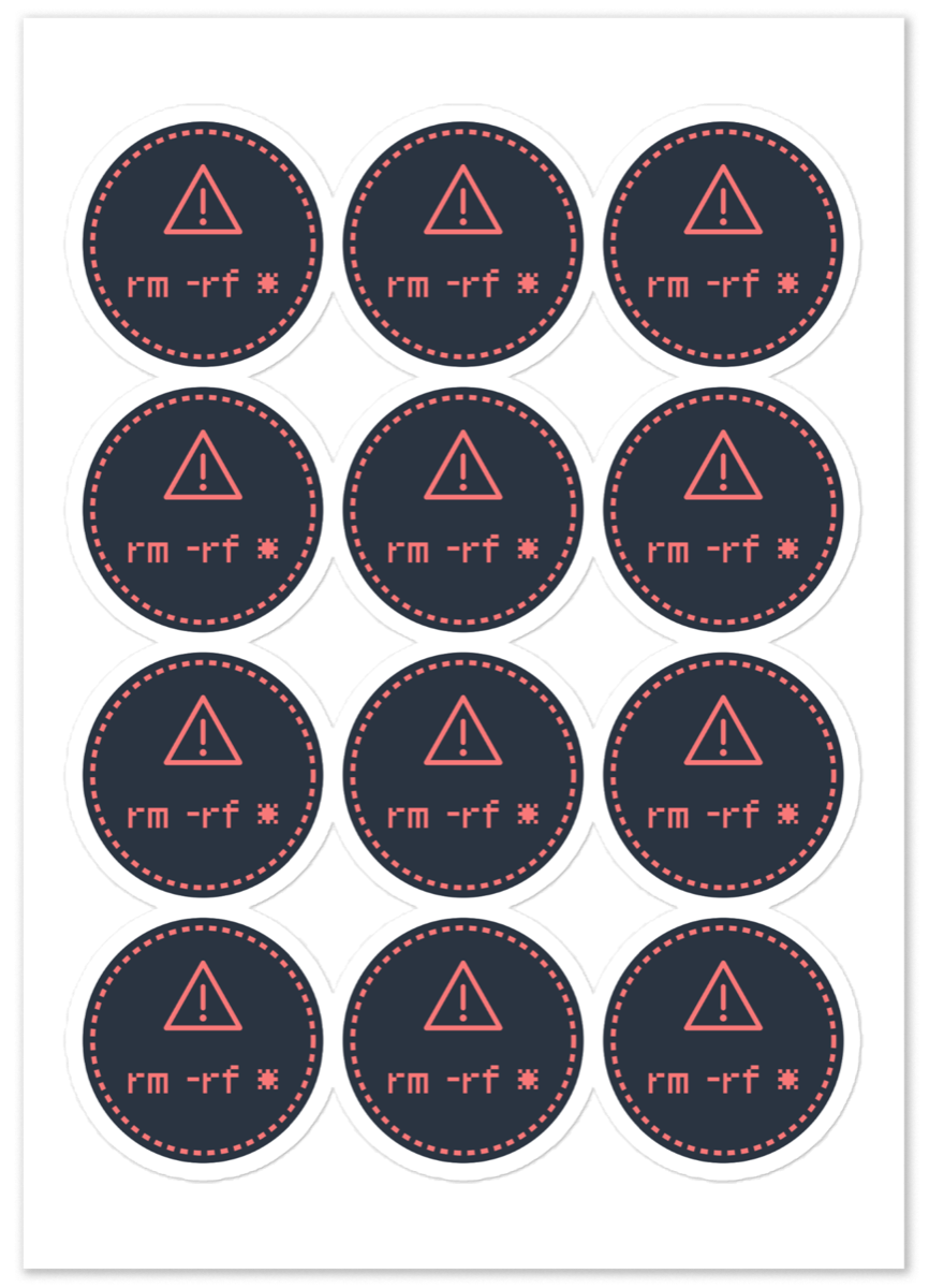 rm -rf Warning